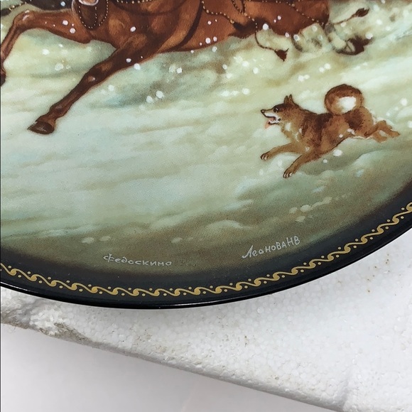 Vintage Russian Bradex Collectors Plate w COA - Picture 4 of 5